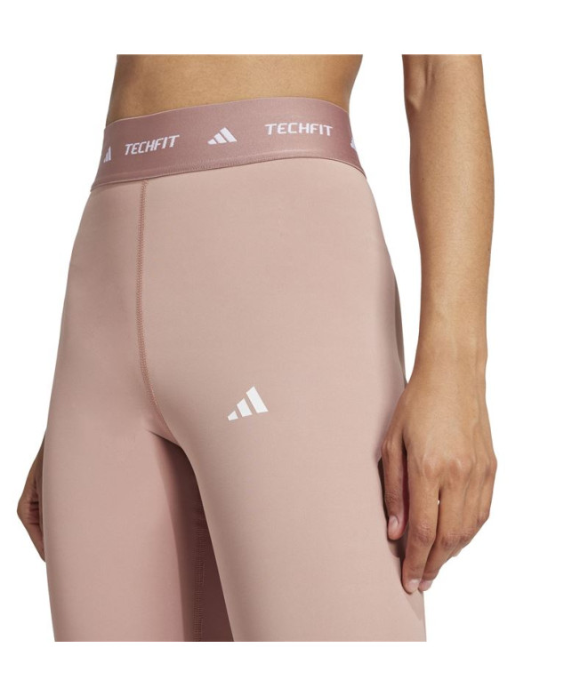 Mallas de Fitness adidas Techfit 7/8 Mujer Rosa