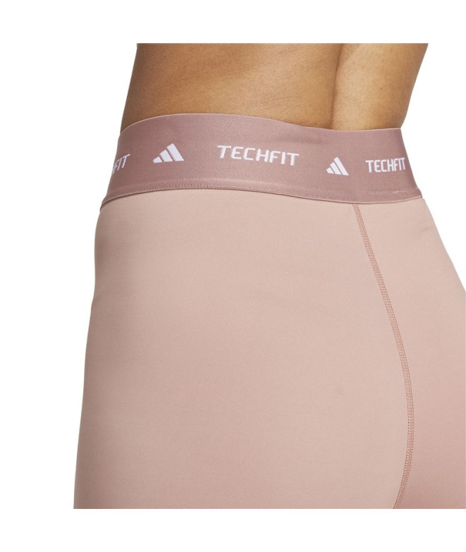 Mallas de Fitness adidas Techfit 7/8 Mujer Rosa