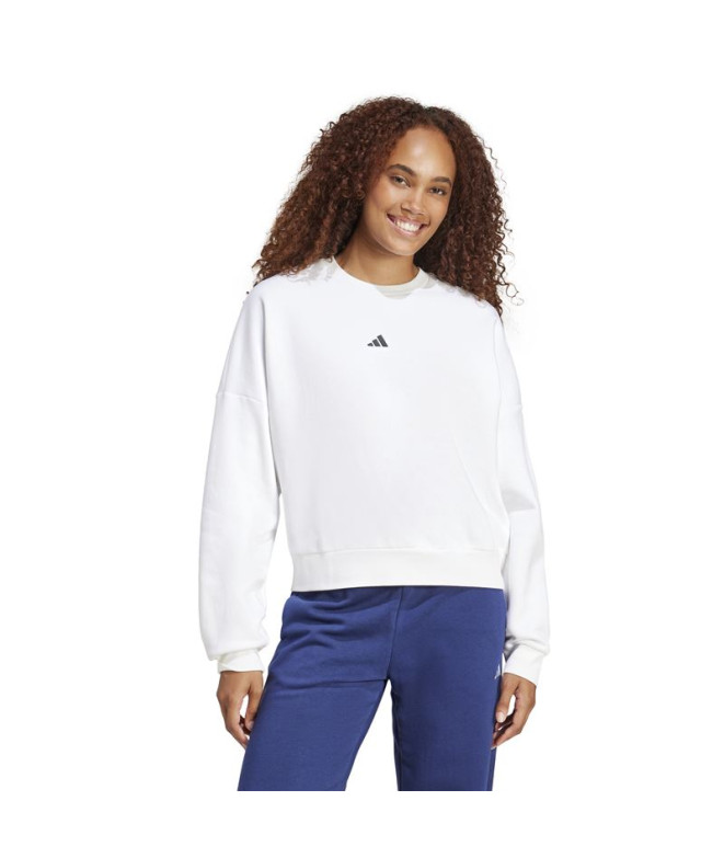 Sweat adidas Sl Fc Swt Femme Blanc/Noir