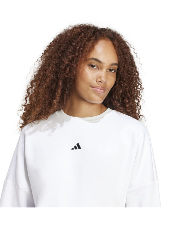 Sweat adidas Sl Fc Swt Femme Blanc/Noir