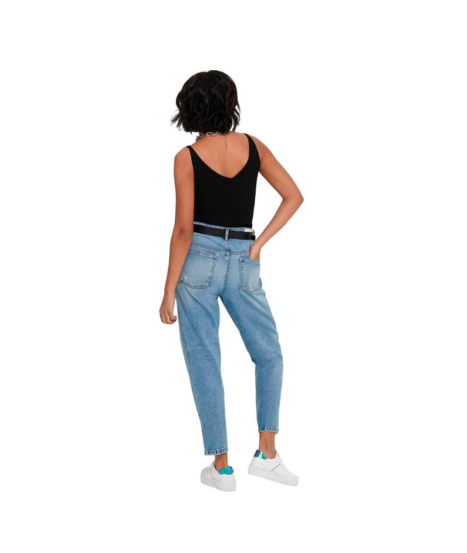 Camiseta Only Jdynanna S/L Knt Noos Preto Mulher