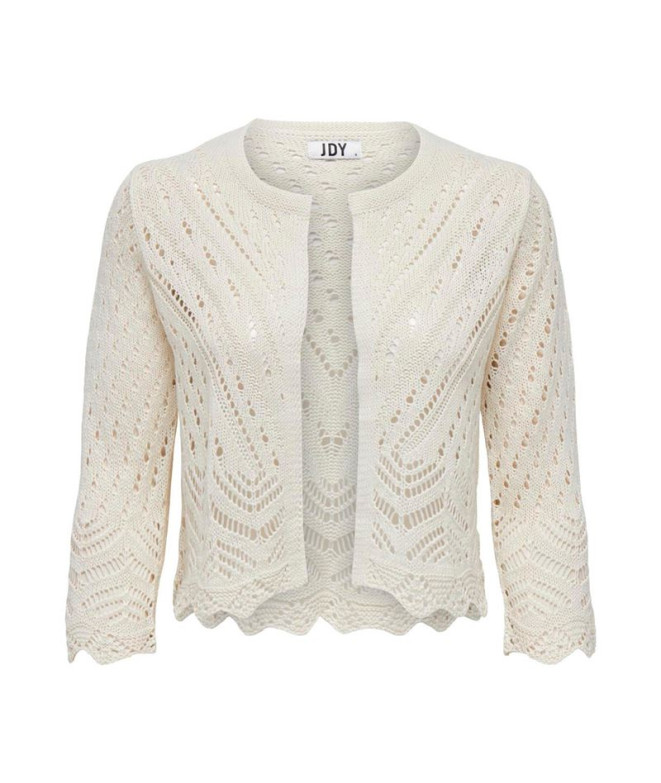 Casaco Only Jdysun 3/4 Cropped Knt Noos Eggnog Mulher