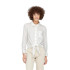 Camisa Only Onllecey Ls Knot Noos Cloud Dancer Mujer