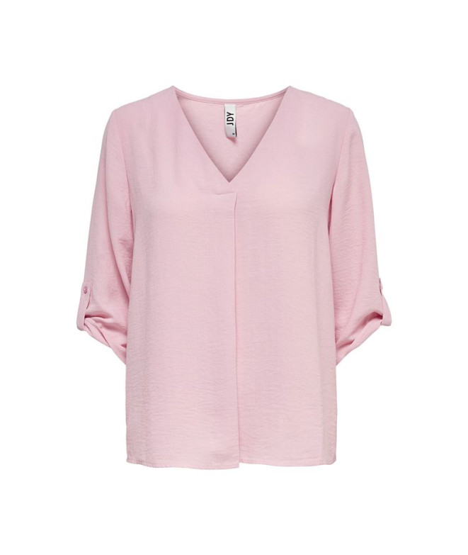 Camiseta Only Jdydivya Life 3/4 Noos Bleached Mauve Mulher