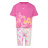 Conjunto Nike Nkg Flow-Ral Aop Bike Short Se Menina Pure Platinum
