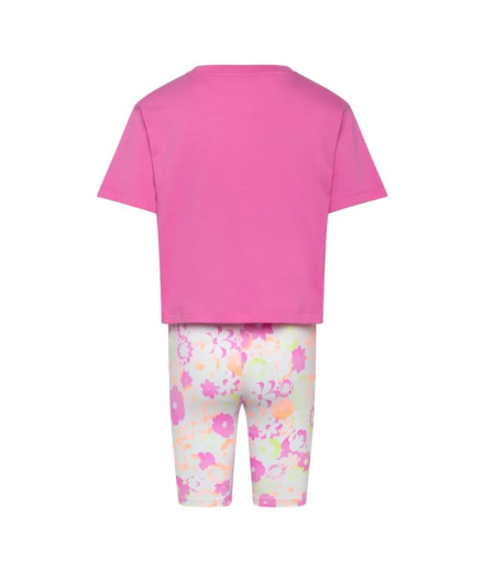 Conjunto Nike Nkg Flow-Ral Aop Bike Short Se Menina Pure... 2