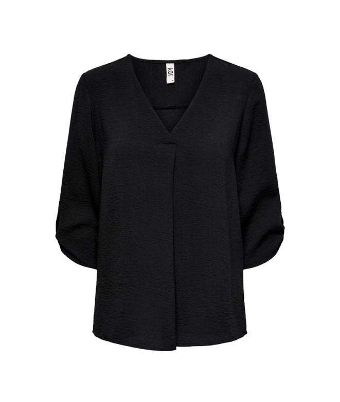 Camiseta Only Jdydivya Life 3/4 Noos Preto Mulher
