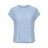 Camiseta Only Onlsmilla Life S/S Noos Soft Chambray Mujer