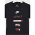 Camiseta Nike Nike Brandmark Stack Menino Preto
