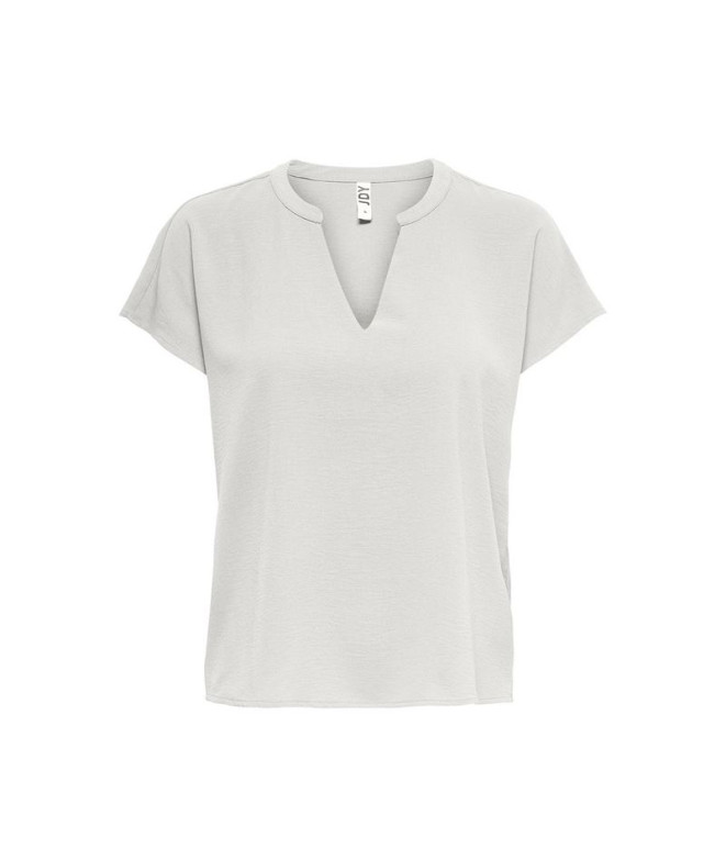 Camiseta Only Jdylion Life S/S Noos Cloud Dancer Mulher
