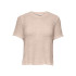 Moletom Only Onlsunny S/S Knt Noos Pumice Stone Mulher