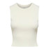 Camiseta Only Onlmajli S/L Knt Noos Cloud Dancer Mujer