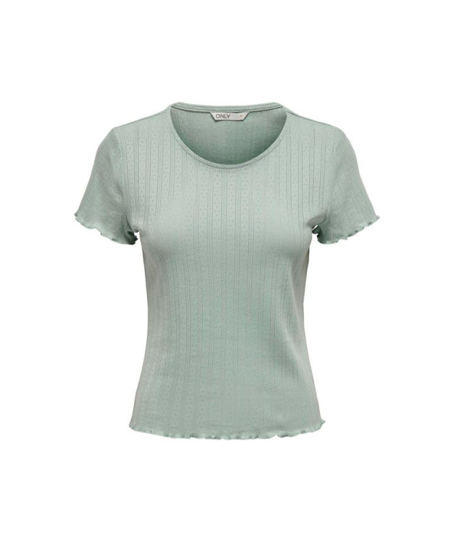 Camiseta Only Onlcarlotta S/S Noos Jadeite Mujer
