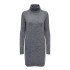 Vestido Only Jdyelanora L/S Cowlneck Knt Noos Cinza Escuro Mesclado Mulher