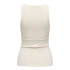 Camiseta Only Onlea S/L 2-Ways Fit Noos Cloud Dancer Mulher
