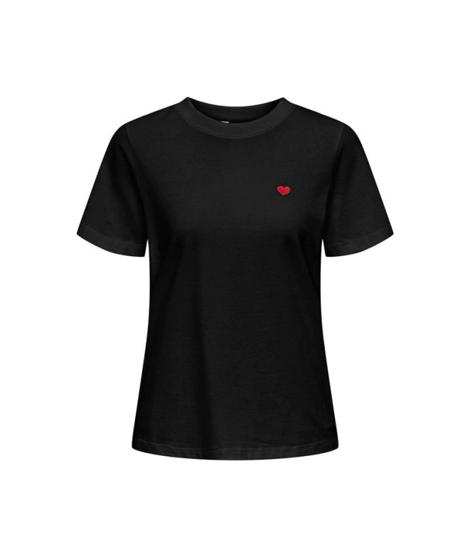Camiseta Only Jdypisa S/S Print Noos Black Detail:Bitters Mulher