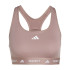 Sutiã esportivo de Fitness adidas Techfit Bra Mulher Rosa
