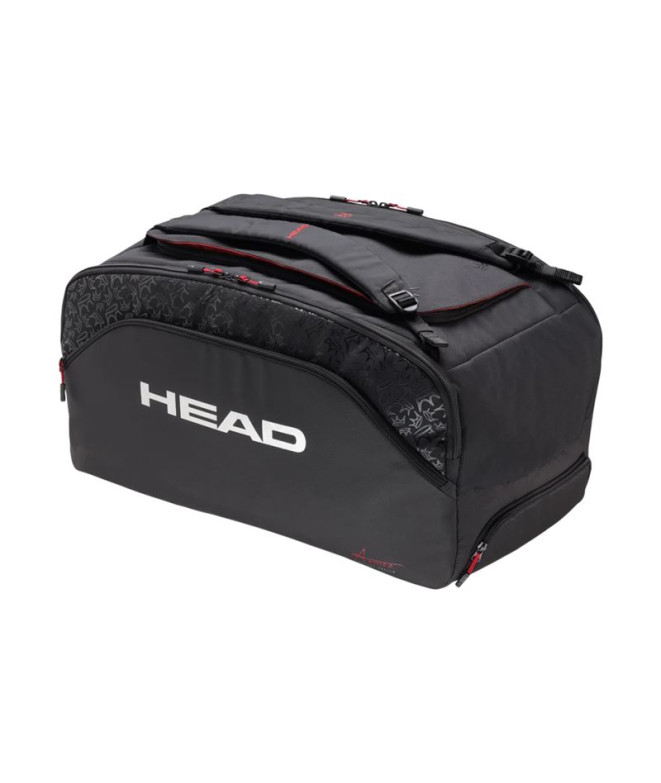 Mochila de Pádel Head Coello Pro X Padel Duffle Bag L Negro