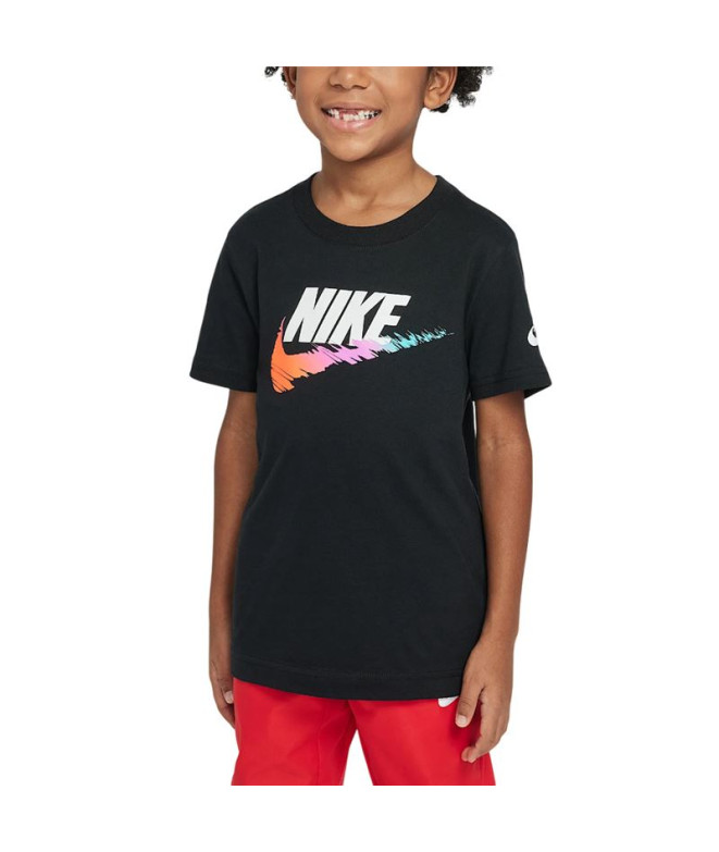 Camiseta Nike Nike Brandmark Swoosh Tee Niño Negro