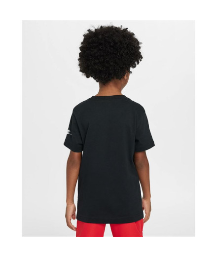 T-shirt Nike Nike Brandmark Swoosh Tee Enfant Noir 2
