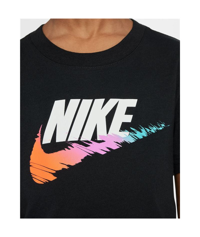 Camiseta Nike Nike Brandmark Swoosh Tee Niño Negro