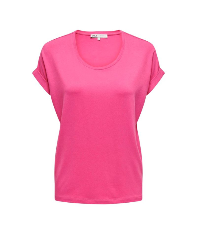 Camiseta Only Onlmoster S/S O-Neck Noos Tea Rose Mujer