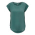 Camiseta Only Onlvic S/S Solid Noos Balsam Green Mulher