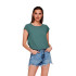 Camiseta Only Onlvic S/S Solid Noos Balsam Green Mulher
