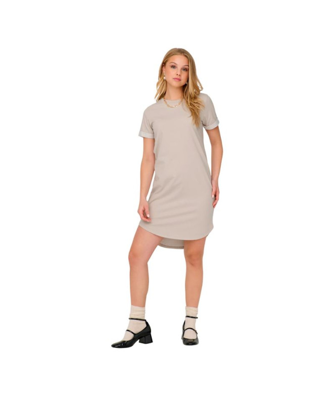 Vestido Only Jdyivy S/S Noos Chateau Gray Mujer