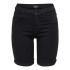 Calça Only Onlrain Life Mid Long Dnm Noos Black Mulher