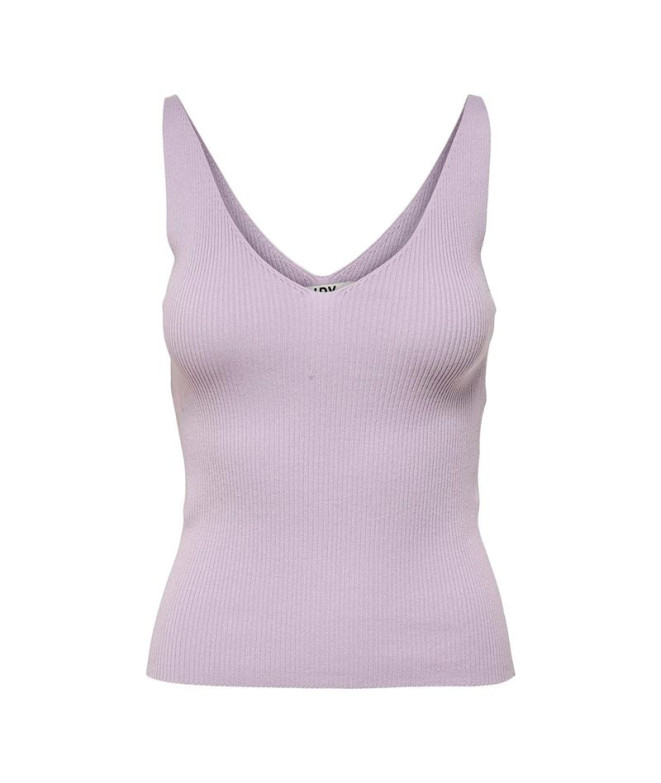 Camiseta Only Jdynanna S/L Knt Noos Pastel Lilac Mujer