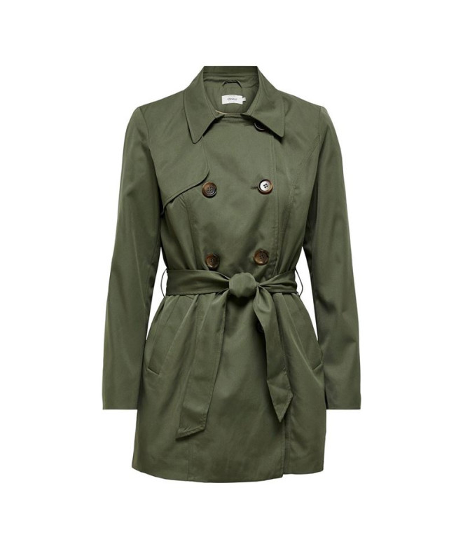 Chaqueta Only Onlvalerie Trenchcoat Otw Noos Grape Leaf Mujer