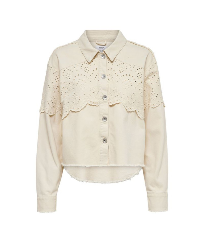 Chaqueta Only Onlelena Crochet Otw Moonbeam Mujer
