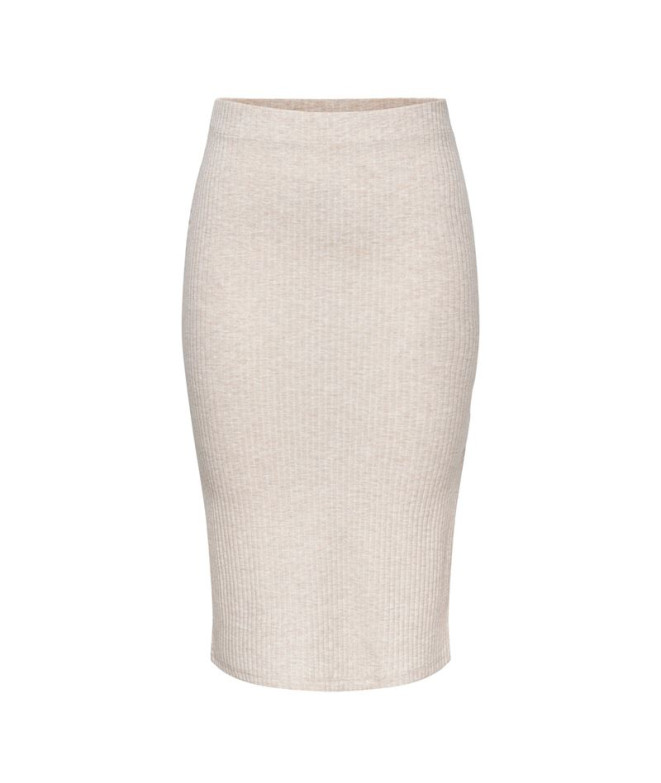 Falda Only Onlemma Slit Noos Pumice Stone Detail: Mujer