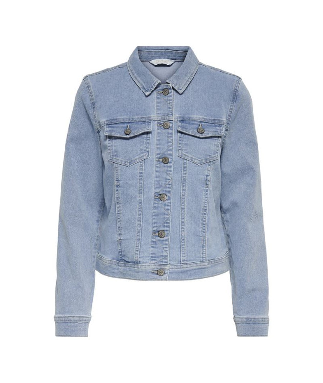 Chaqueta Only Onlwonder Dnm Noos Light Blue Denim Mujer