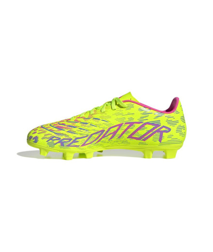 Bottes de Football adidas Predator Club Fg/Mg Jaune 2