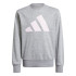 Sudadera adidas Jg Big Logo French Terry Niña Gris/Rosa