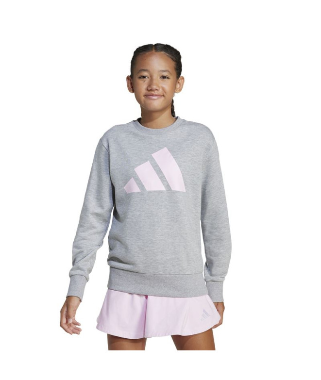 Moletom adidas Jg Big Logo French Terry Menina...