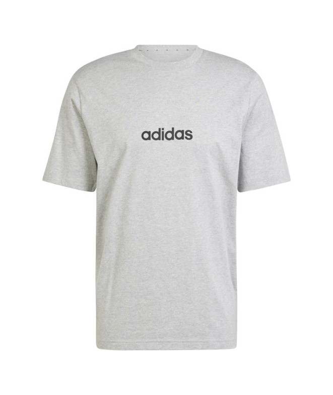 Camiseta adidas Linear Sj Homem Cinza/Preto