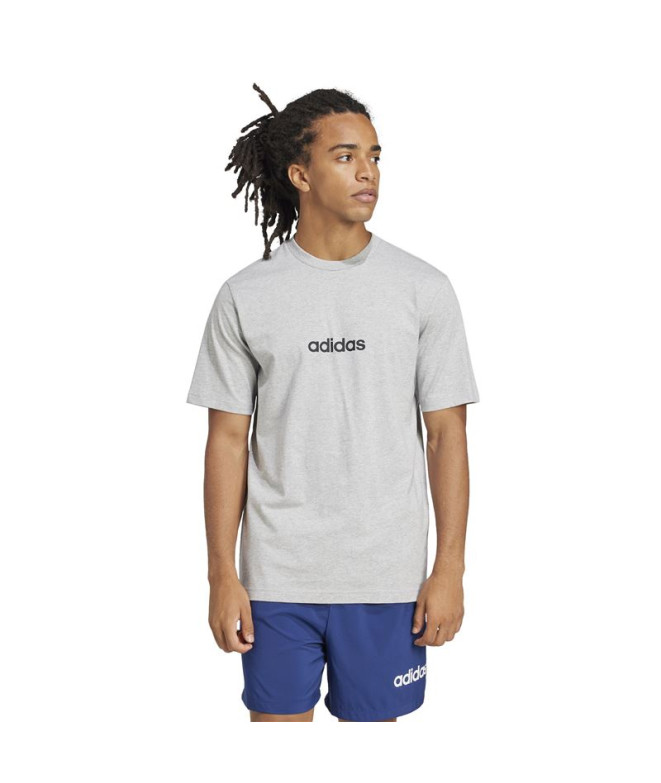 T-shirt adidas Linear Sj Homme Gris/Noir