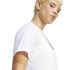 Camiseta adidas Essentials Big Performance Logo Training Mulher Branco
