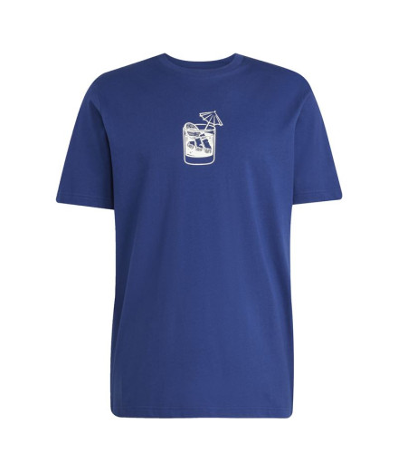 Camiseta adidas Drink Homem Azul Escuro