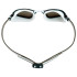 Óculos de natação Aqua Sphere Fastlane Branco Cinza Lentes Espelho Prata
