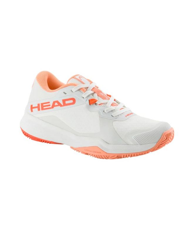 Chaussures de Padel Head Motion Team Padel Femme Blanc Coral