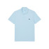 Polo Lacoste Chemise Col Bord-Côtes Manches Courtes Homme Bleu