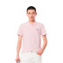 Polo Lacoste Camisa de Gola Listrada de Manga Curta Homem Rosa