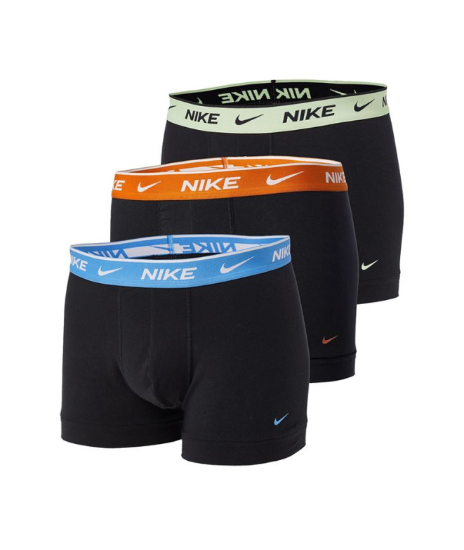 Cuecas Nike Trunk Homem Preto/Azul Pack