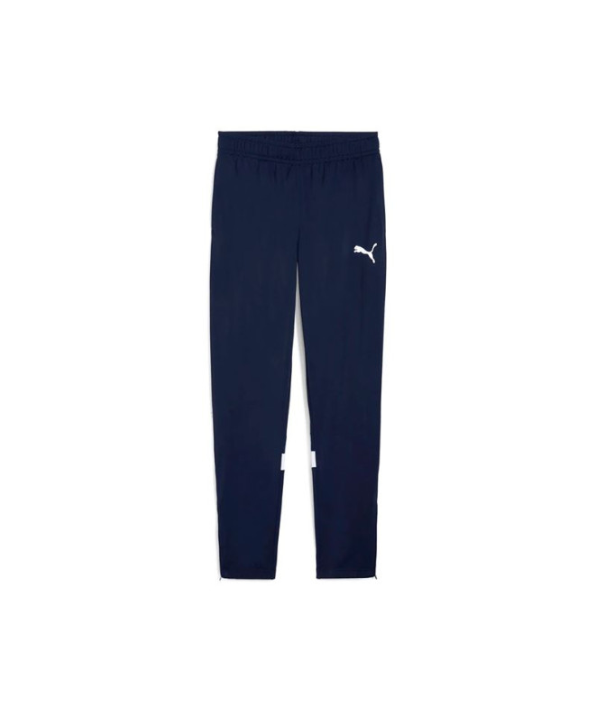 Calça de Futebol Puma Individualrise Homem Azul Marinho