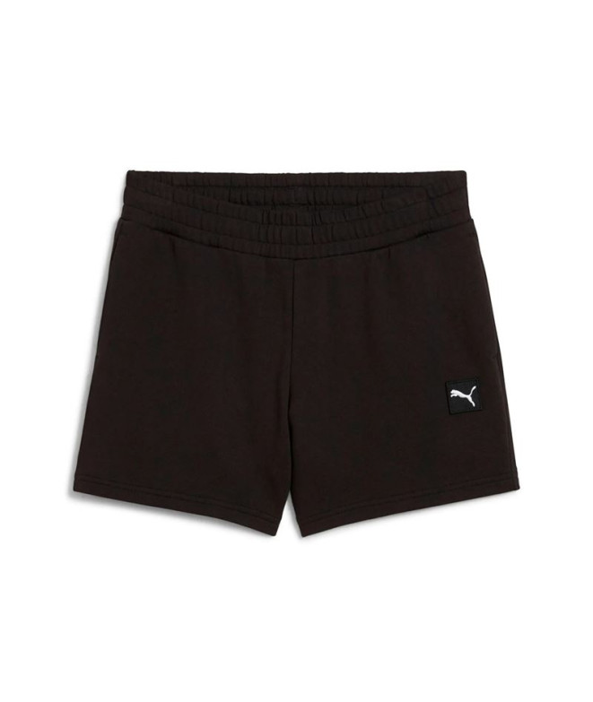 Pantalón Puma Essentials Elevatedd-Ris Mujer Negro