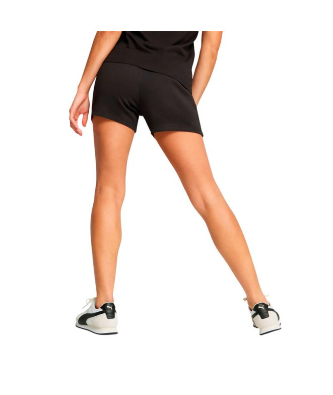 Calça Puma Essentials Elevatedd-Ris Mulher Preto